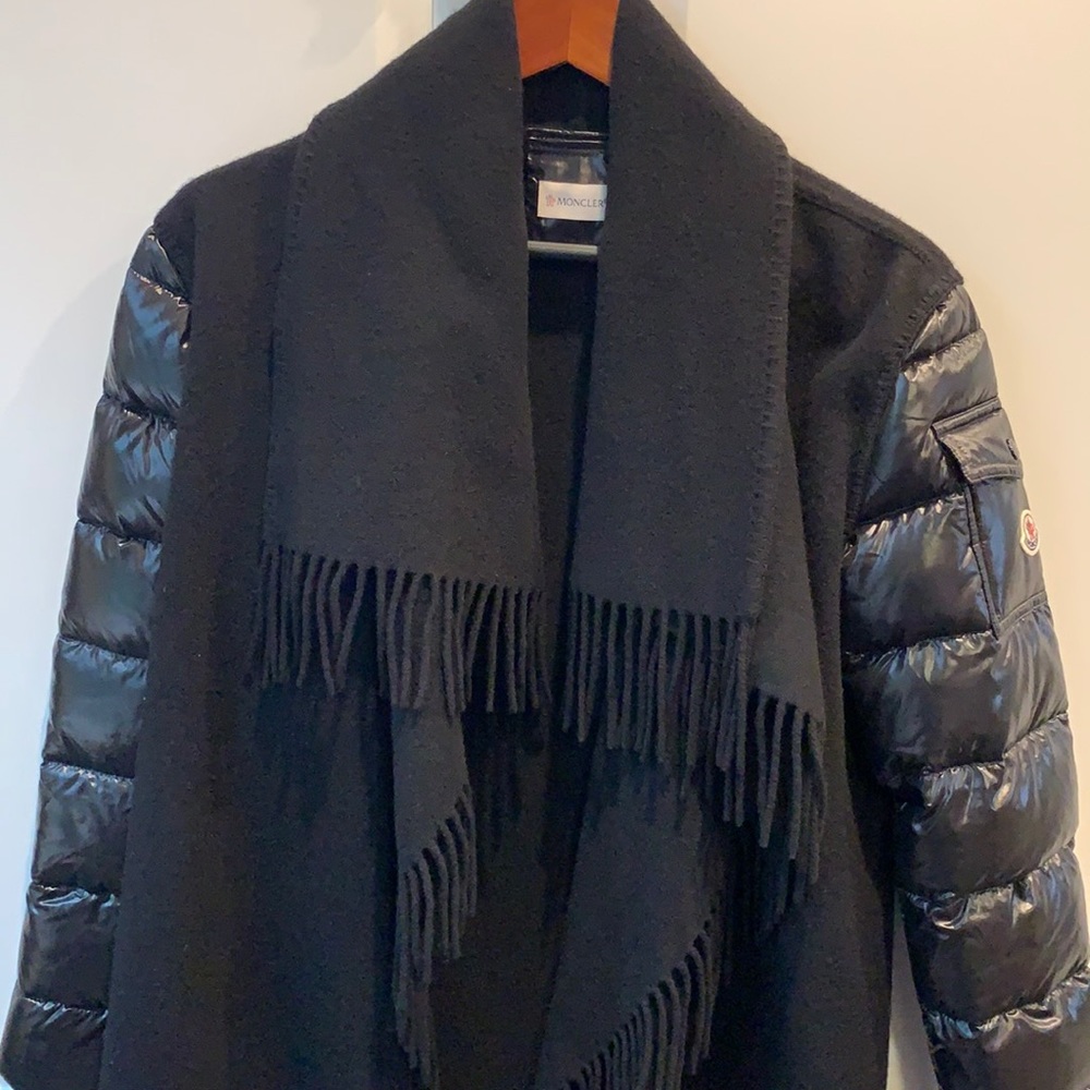 Moncler Fringed Cape